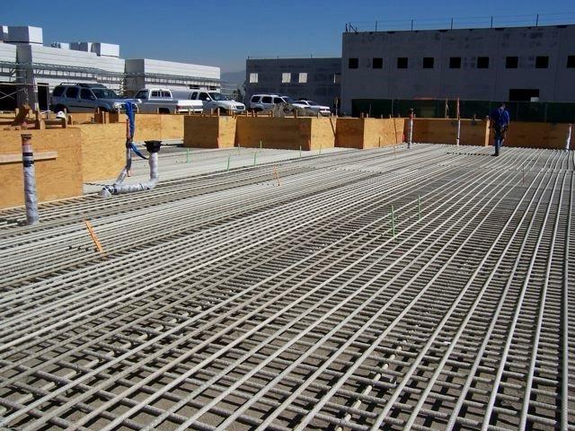 Steel reinforcement used in conventional concrete construction