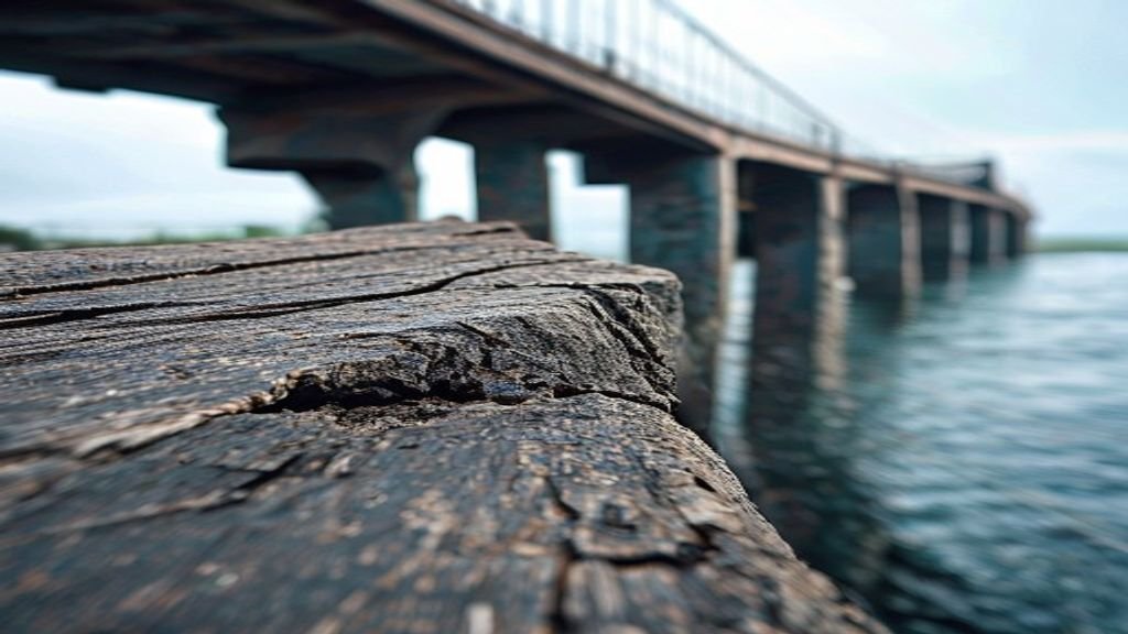 Concrete seawall and coastal bridge reinforced with GFRP rebar